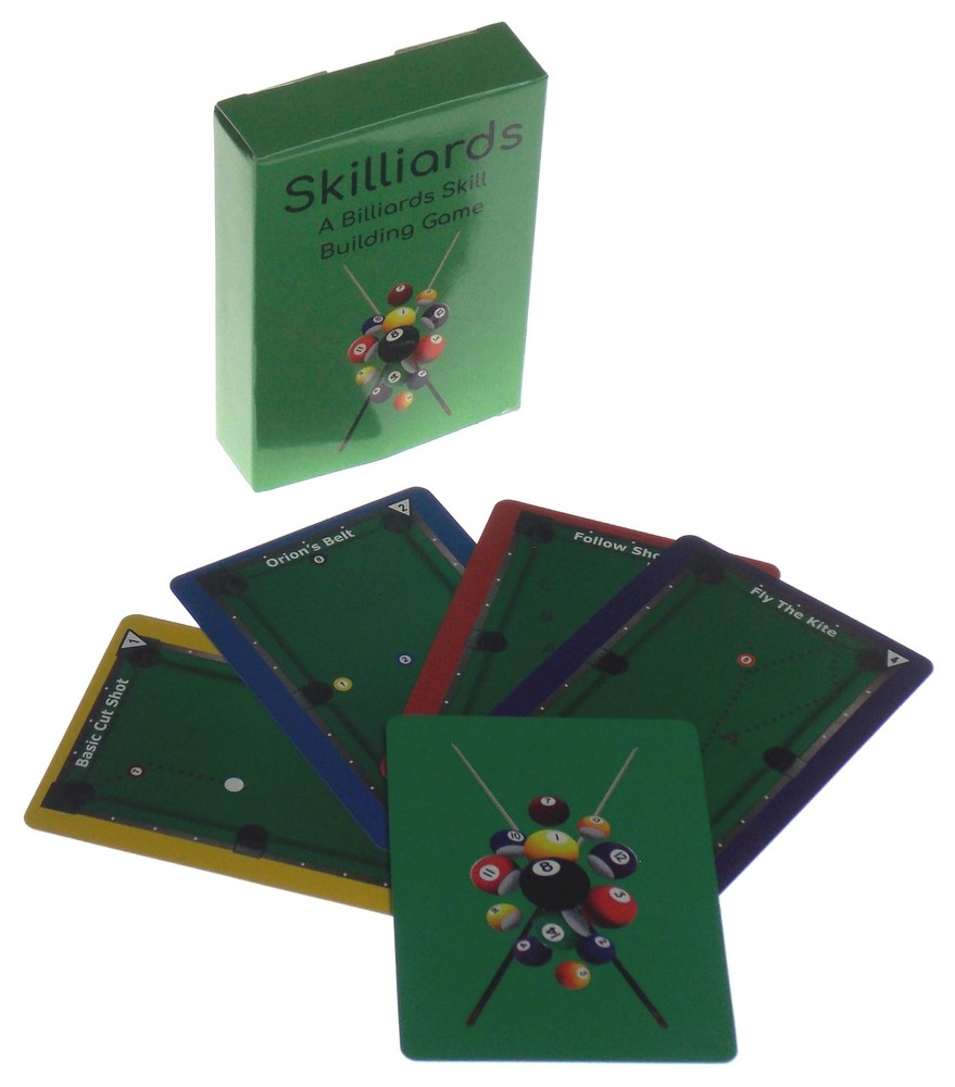Skilliards Billiards Training Card System - Professional Pool Practice Drills...
