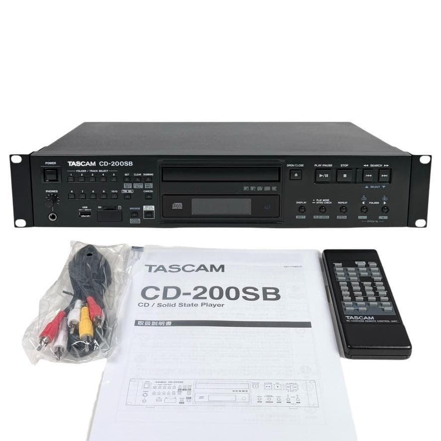 TEAC SD/USB CD-200SB CD player used from Japan