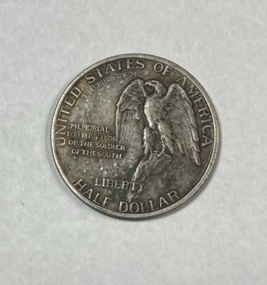 1925 Stone Mountain Commemorative Half Dollar Circulated Condition