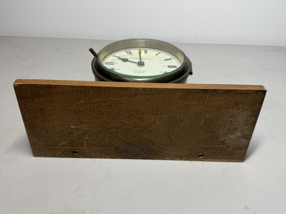 Vintage Emory Douglas Co. Ship Clock