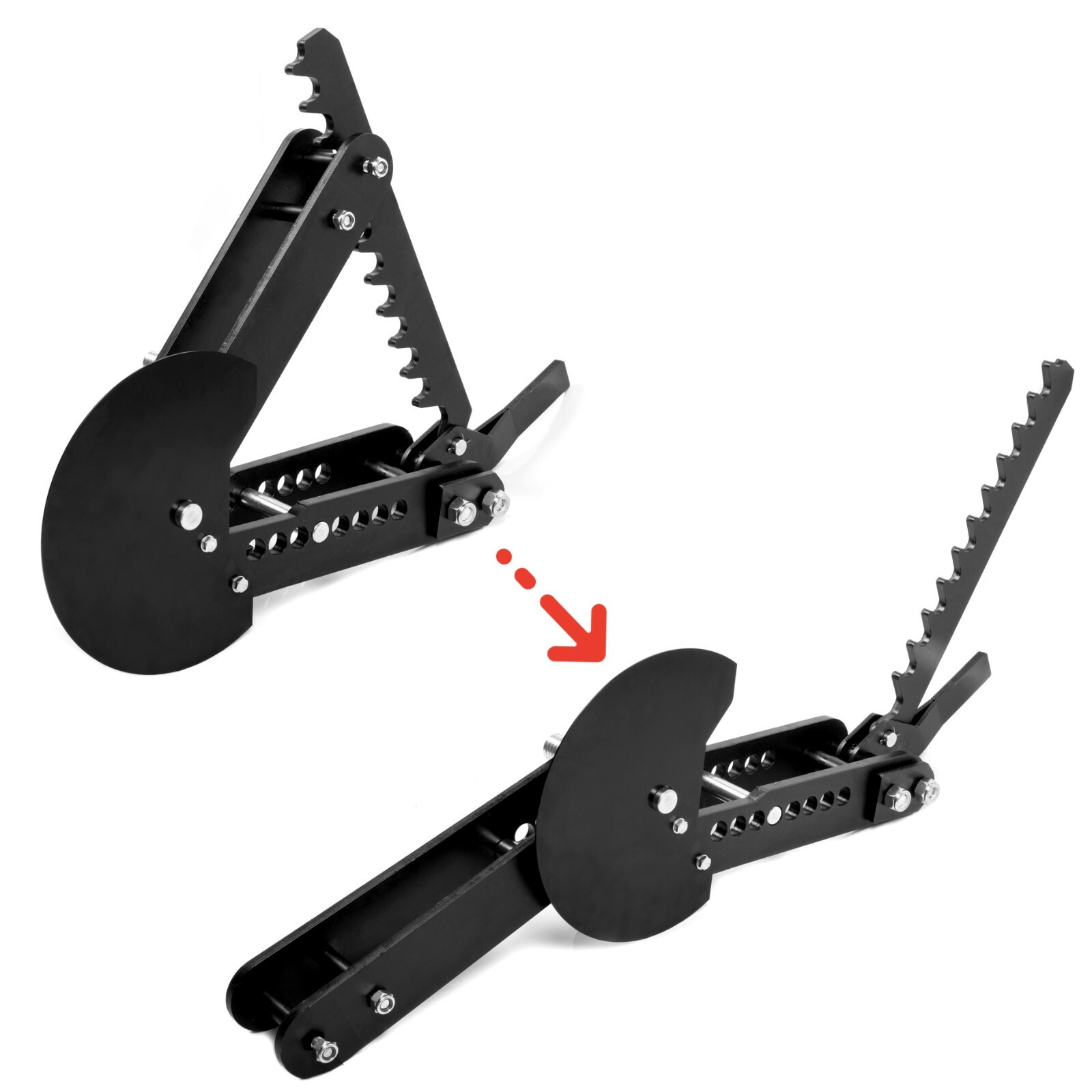 Steel Black Oxide Coating Manual Pipe and Tube Bender Ratcheting style