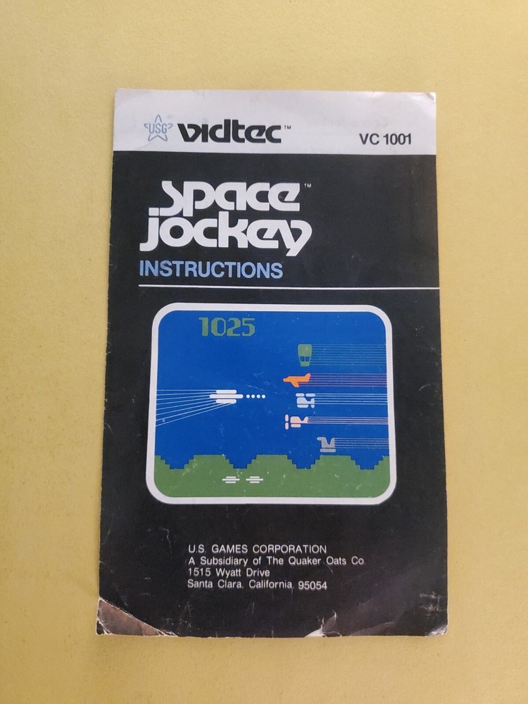 Atari Manual Space Jockey