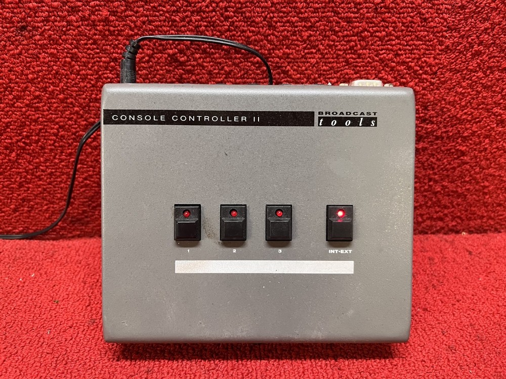 Used Gray Broadcast Tools Console Controller II Tested Works Good Condition