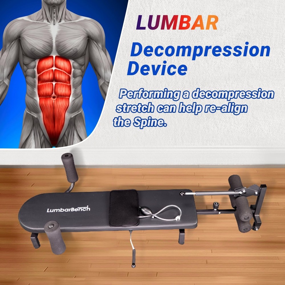 Lumbar Decompression Table By Lumbar Bench - Horizontal Inversion Table for L...