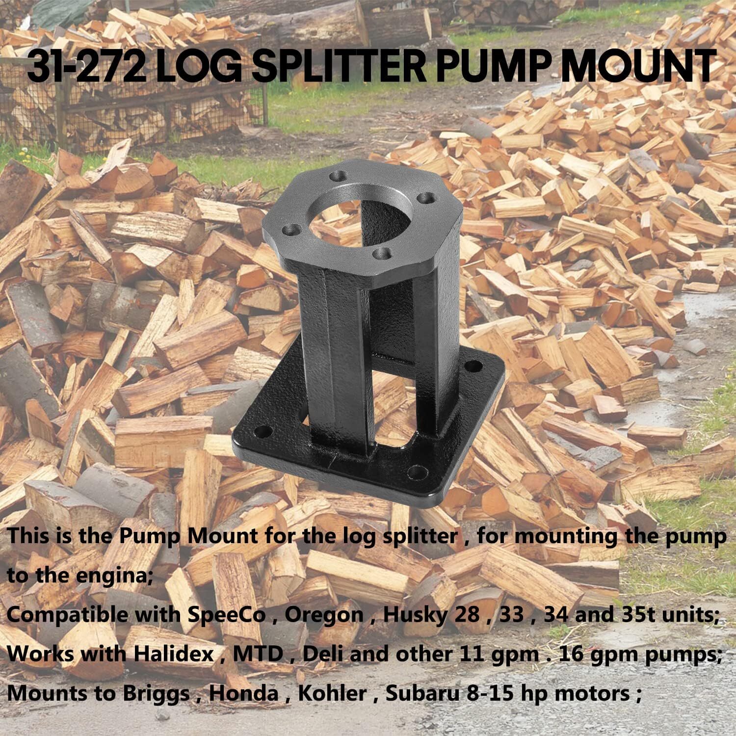 Log Splitter Hydraulic Pump Mount Replacement Brackets for 8-15 Hp Engines
