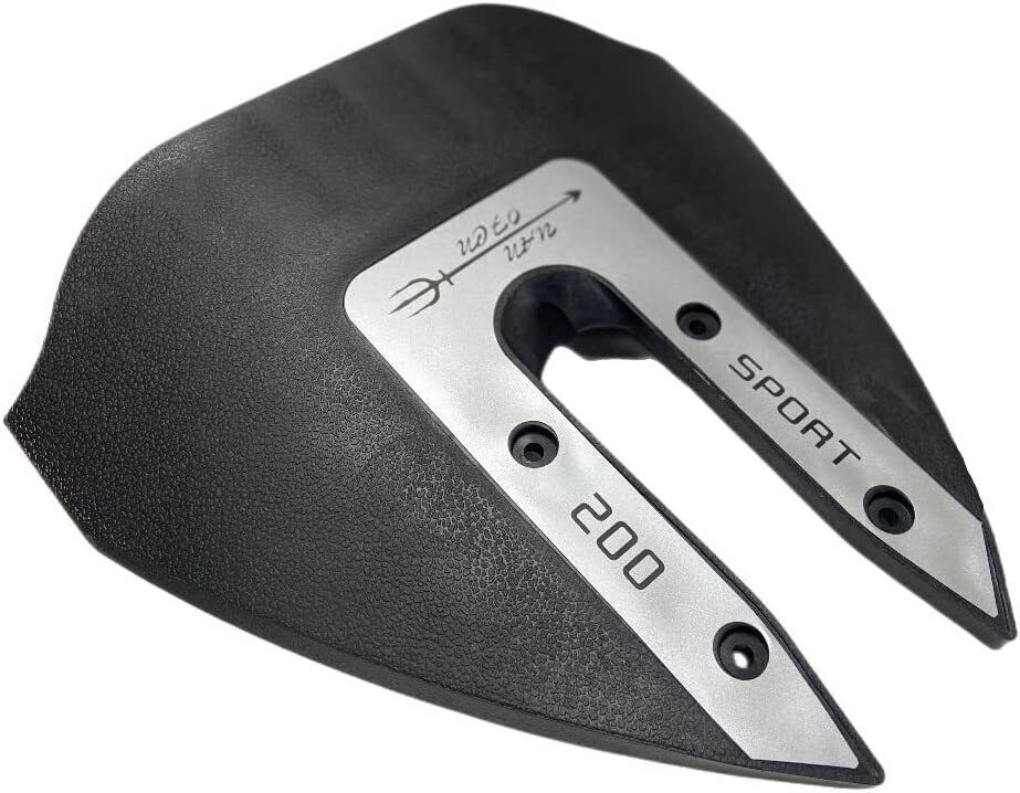 Whale Tail Hydrofoil Stabilizer for Boat Outboard 8-75 HP Motors Drive w/ Bolts
