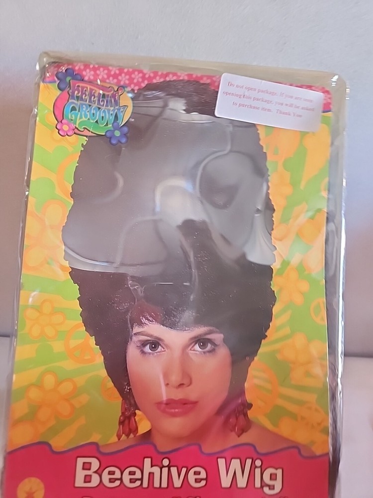 Rubies Beehive Wig Black