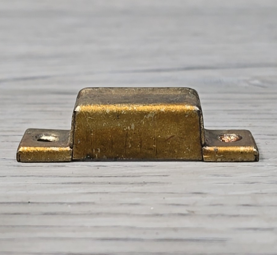 Antique Solid Brass Cabinet Latch T-Handle Spring Cupboard Turn Pantry Hardware