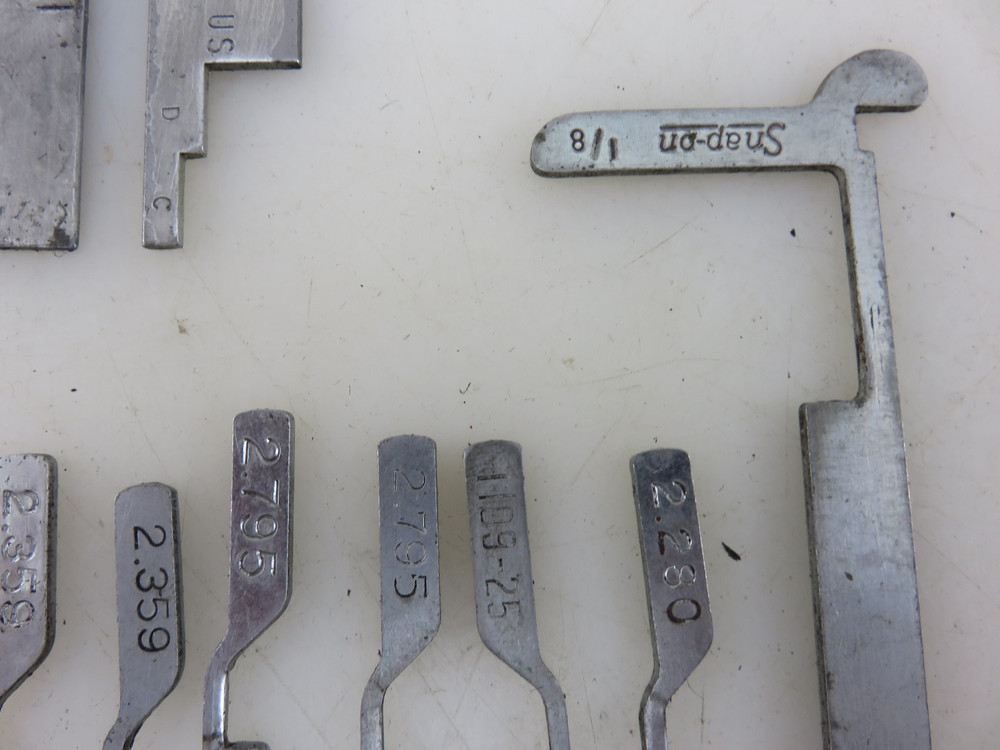 Kent-Moore Snap-On & More Carburetor Float Level Gauge Adjustment Tool Set 20pc