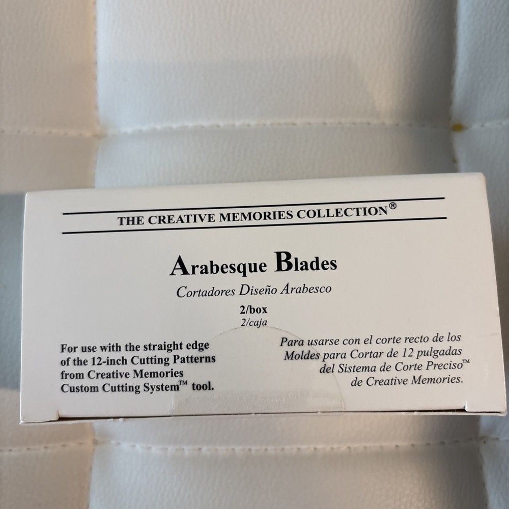 Creative Memories Arabesque Blades (2) for Scoring & Perforating cuts. NIP