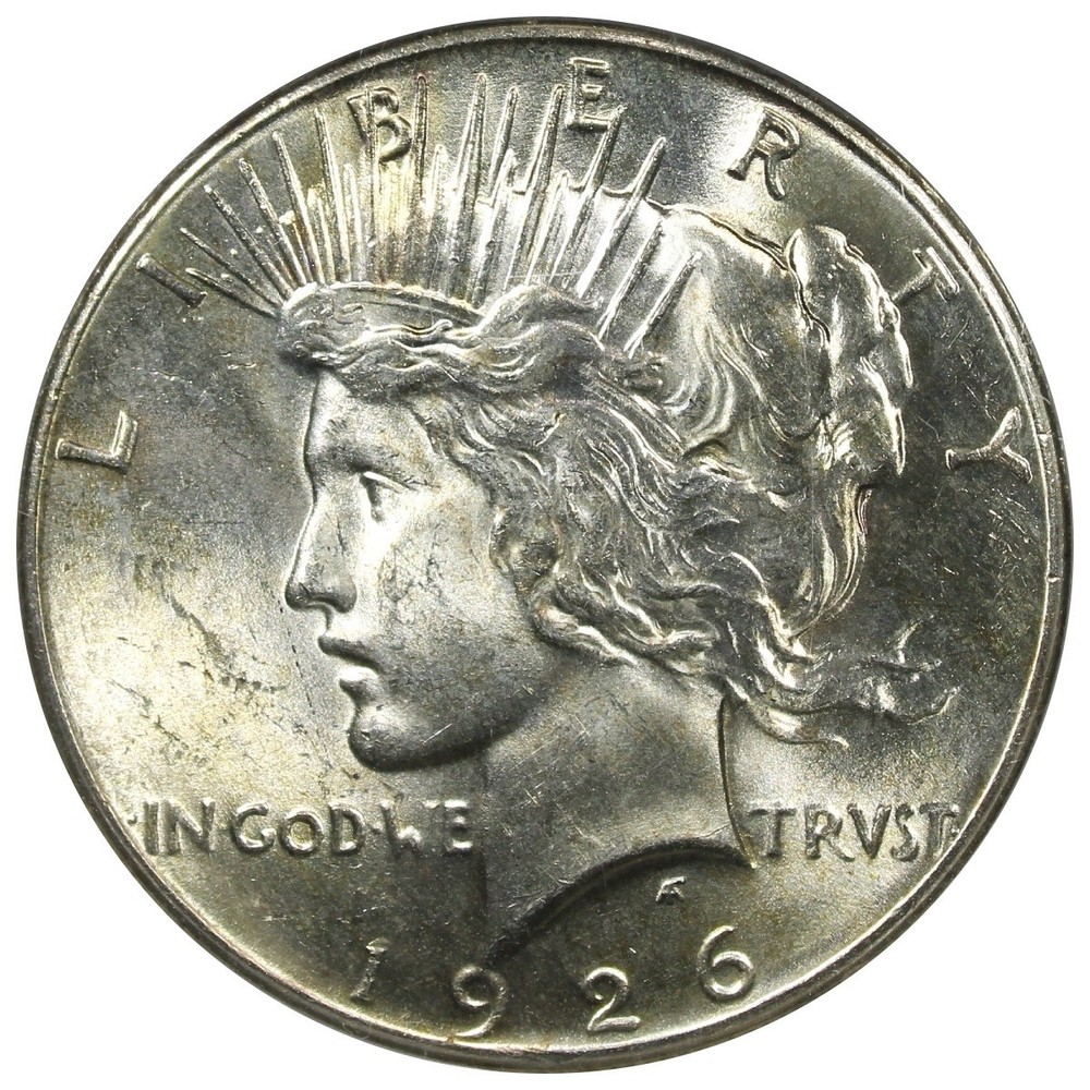 1926 Peace Dollar PCGS MS63 Better Date $1 Uncirculated