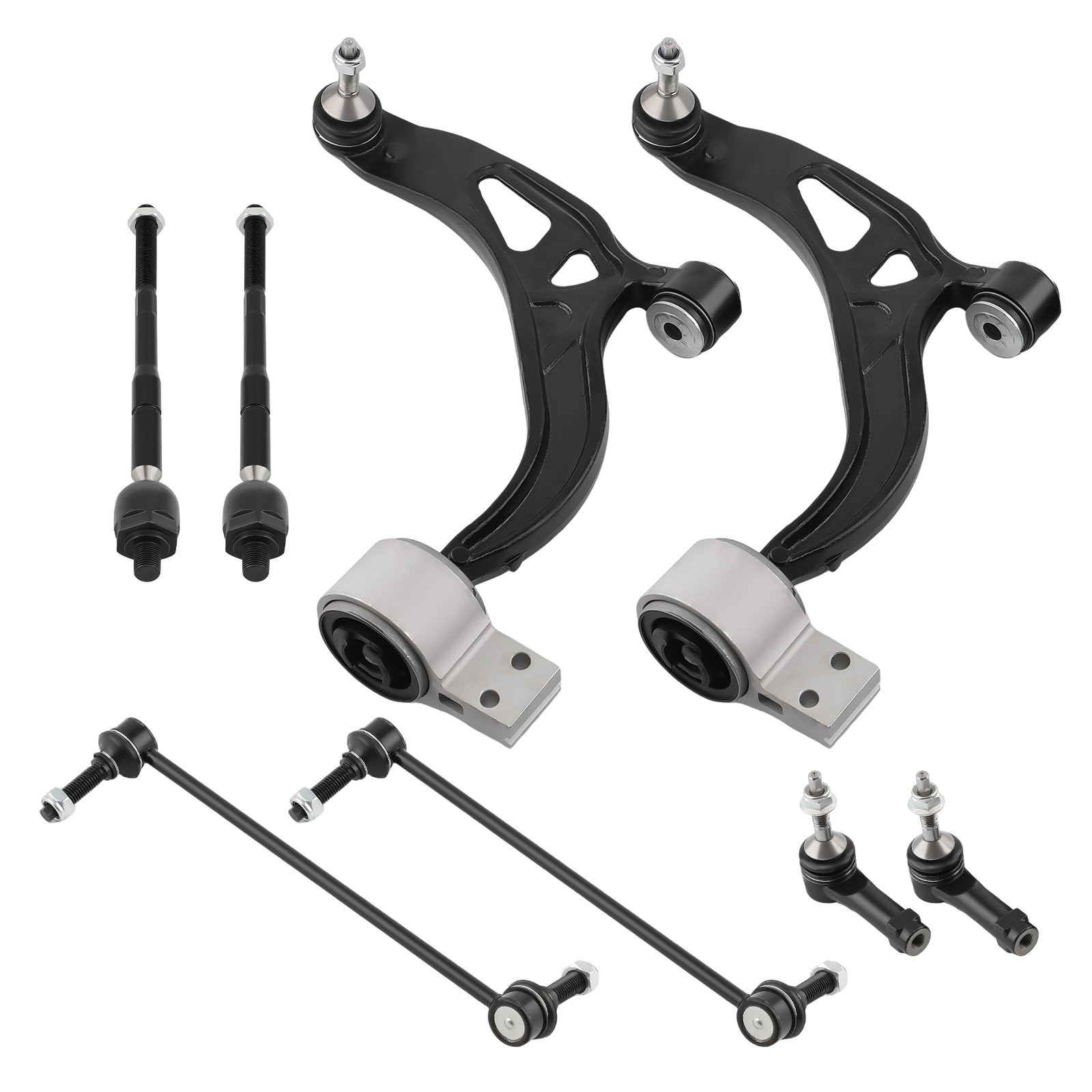 8x Front Lower Control Arms w/ Ball Joints For 2011-2015 2016 2017 Ford Explorer