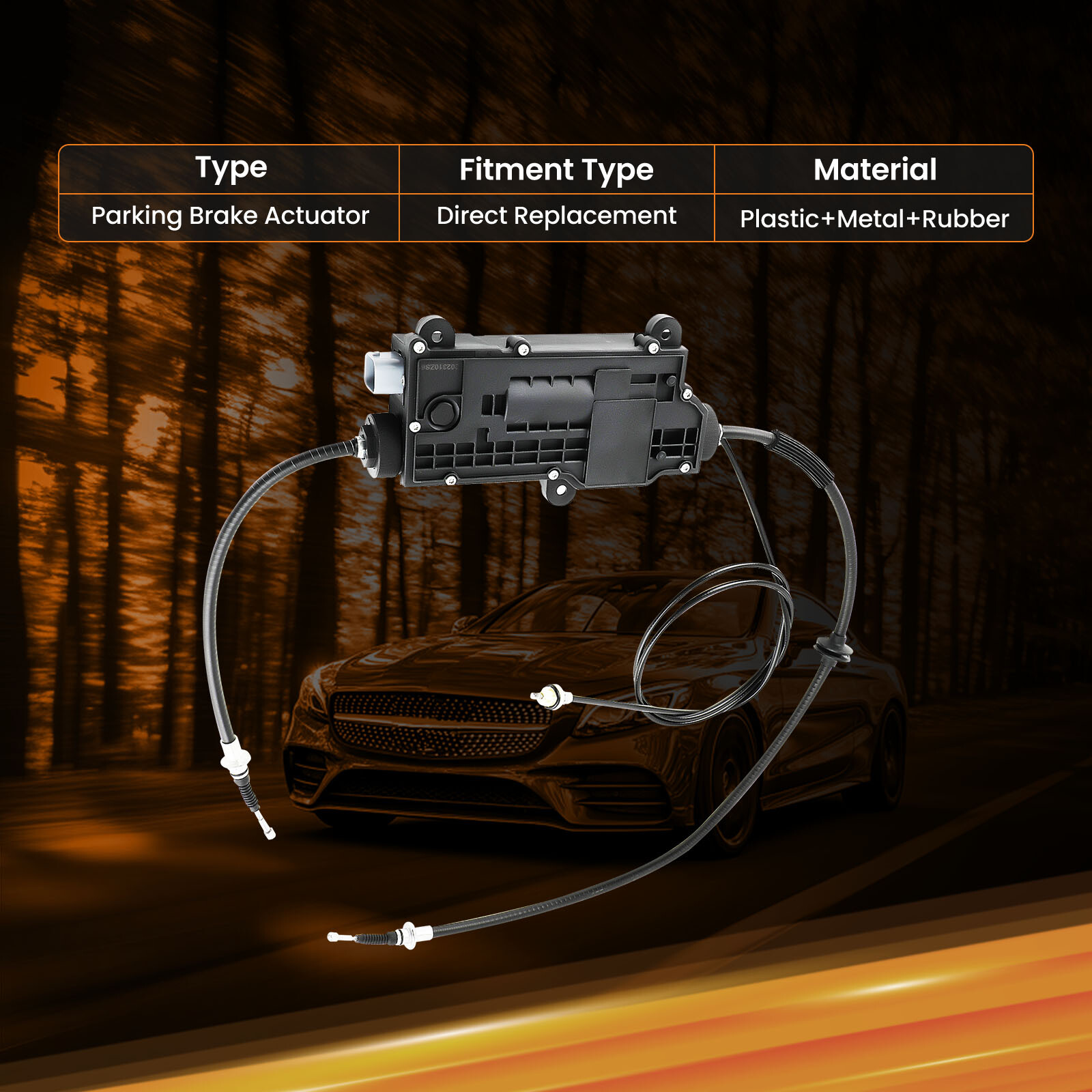Parking Brake Actuator For Mercedes-Benz CL550 S350 S400 S550 2214302449 09-14
