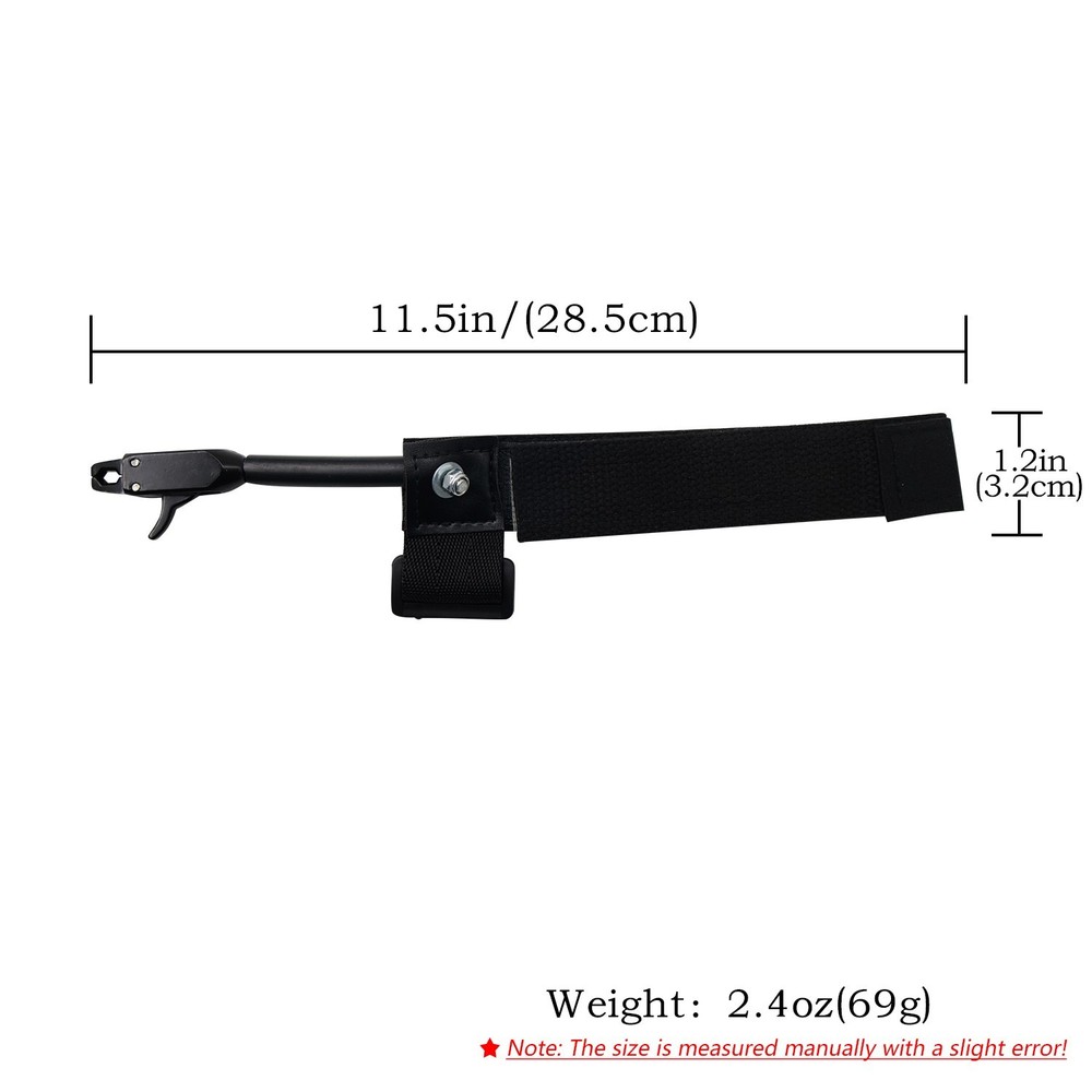 Black Compound Bow Release –Ergonomic Handle, Caliper Release for Hunting Target