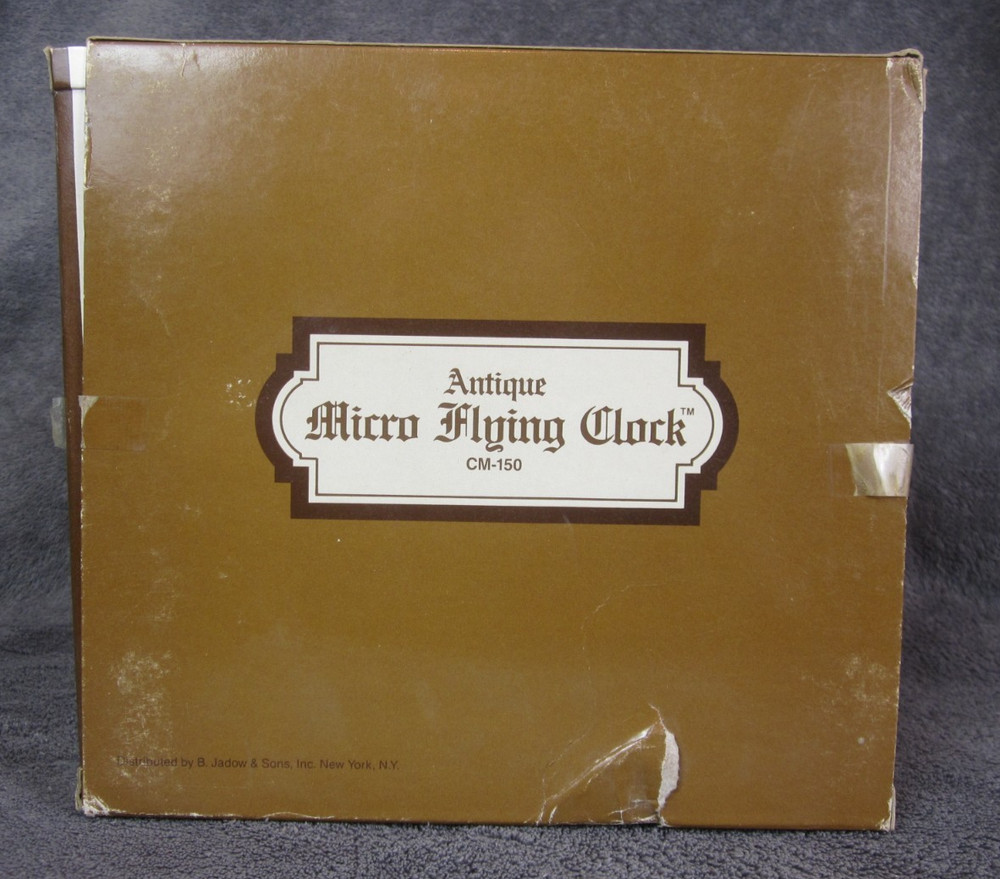 Micro Flying Clock: CM-150: Made in Japan: COMPLETE w/ BOX & EVERYTHING ELSE