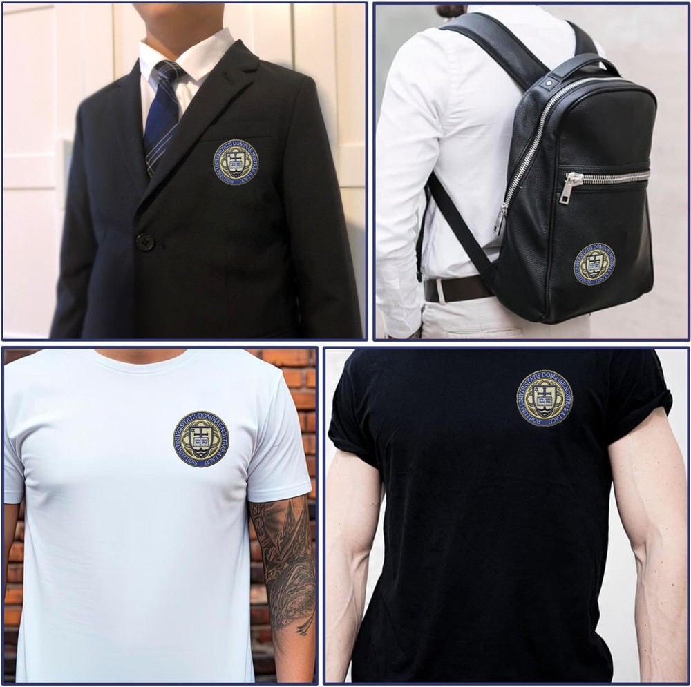 Notre Dame University Logo Iron On Patch - Sew Patch - Embroidered Patch 3.9"