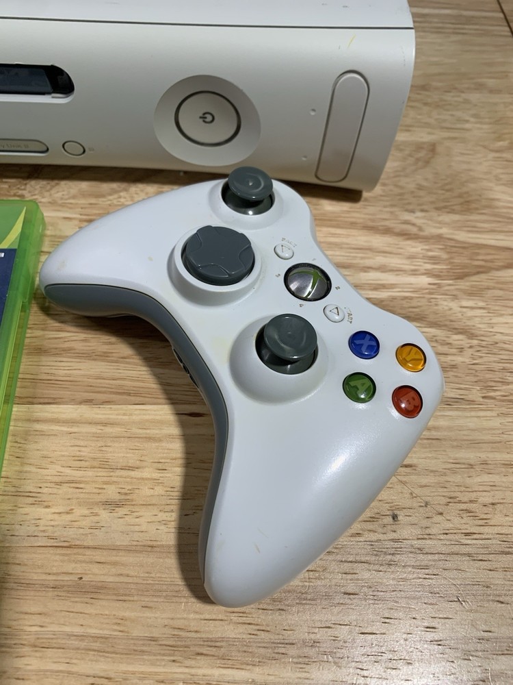 Microsoft Xbox 360 Console Bundle NewPowercord Ghost Controllers READdescription