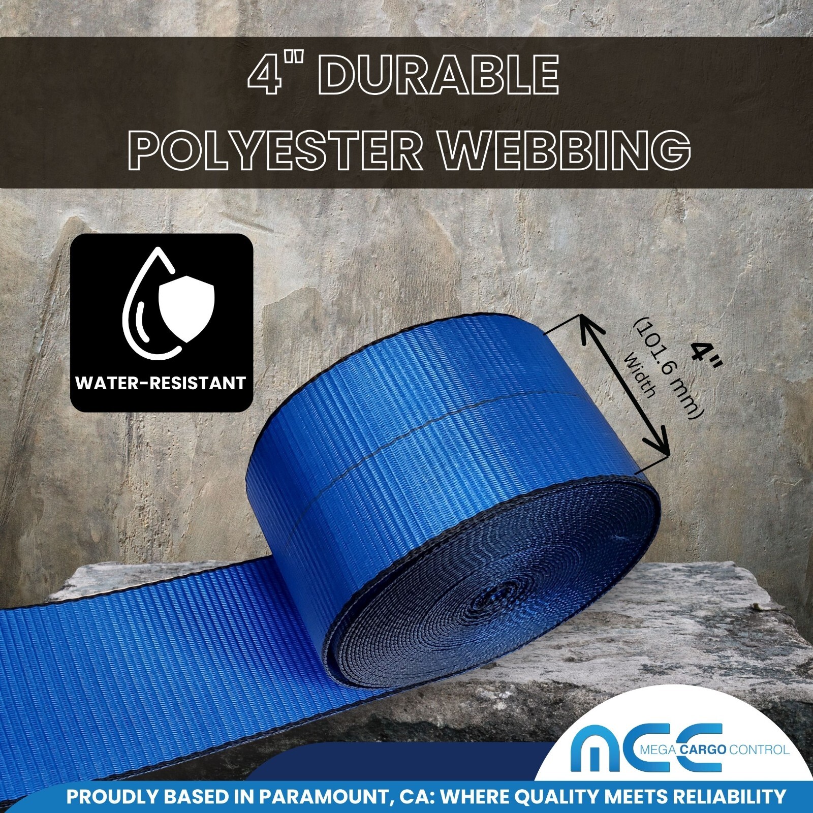 USA 10 Pack Heavy Duty 4"x40' Winch Strap w/Flat Hook Flatbed Truck Trailer Farm