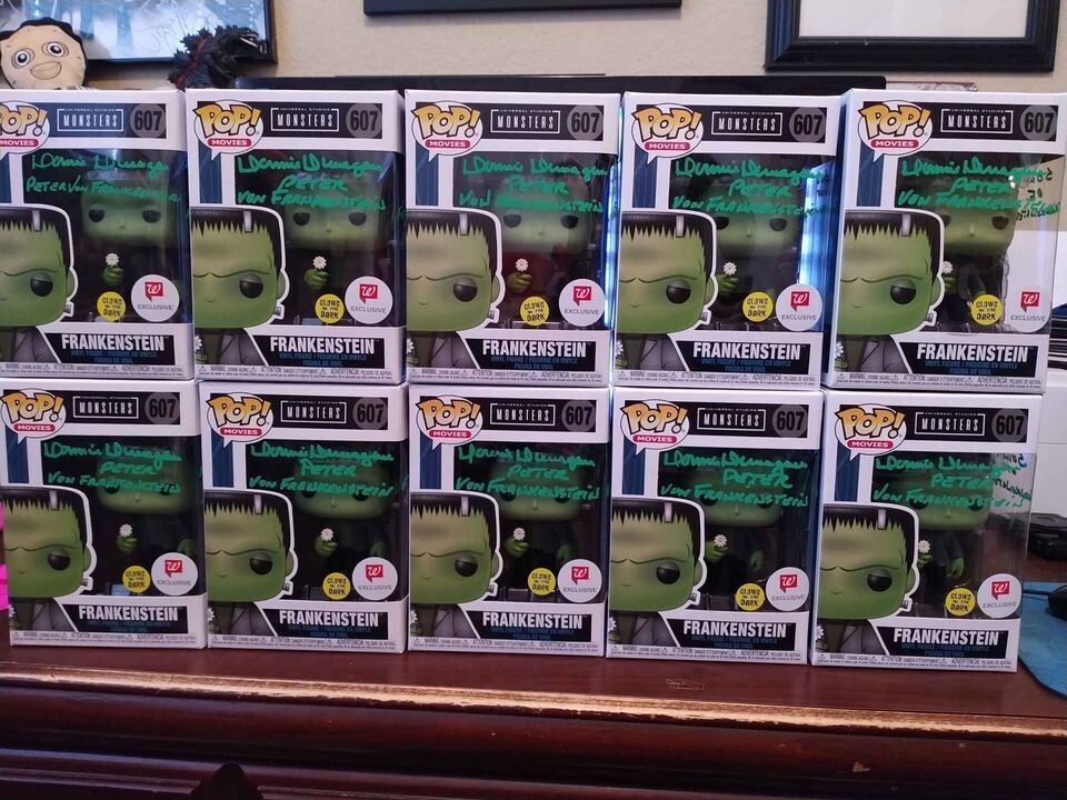 Donnie Dunagan SIGNED Frankenstein FUNKO POP 