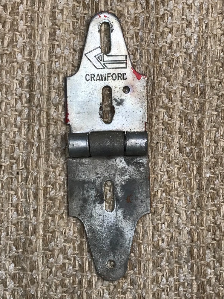 Crawford Steel Strap Hinge 2 1/2" x 8" Door Hardware