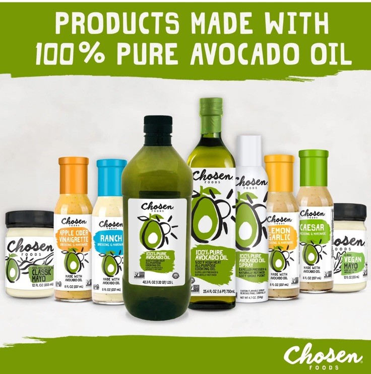 Chosen Foods 100% Pure Avocado Oil - Keto and Paleo Diet Friendly, Kosher, 1.5L