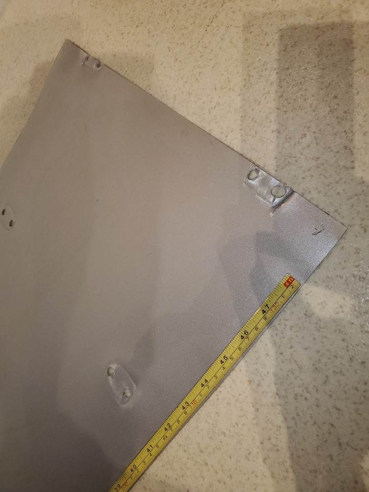 Silver 16"x16" Floor Tom Drum Shell *WRAP* - 6 Lug Drum Wrap - Save $