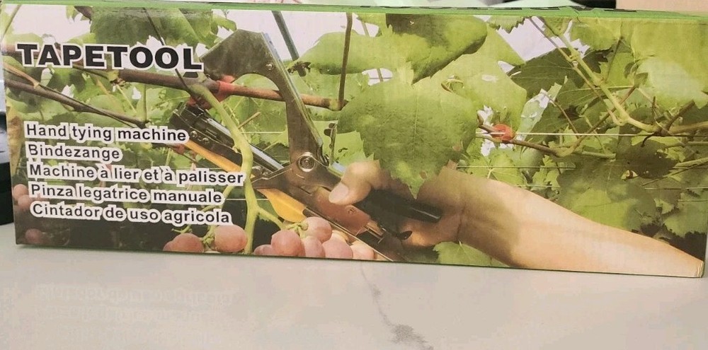 TAPETOOL ~ Hand Tying Machine ~ Tapener Vegetable Binding stem Flower Tape Tool