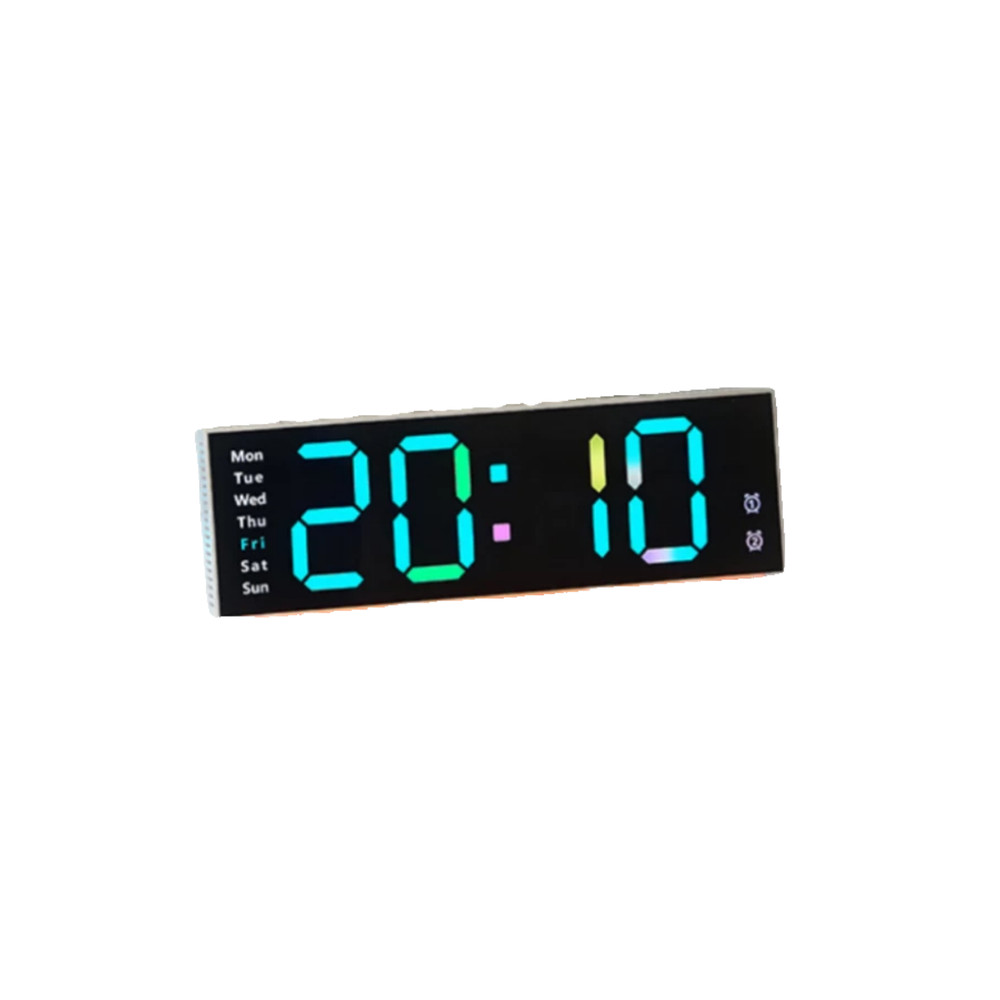 Creative Multifunction LED Clock with Large Screen and Sensor Based Brightness