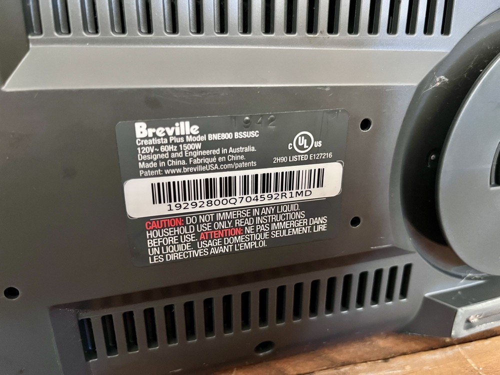 Breville Creatista Plus Espresso Machine, Silver, Model BNE800 Tested Read