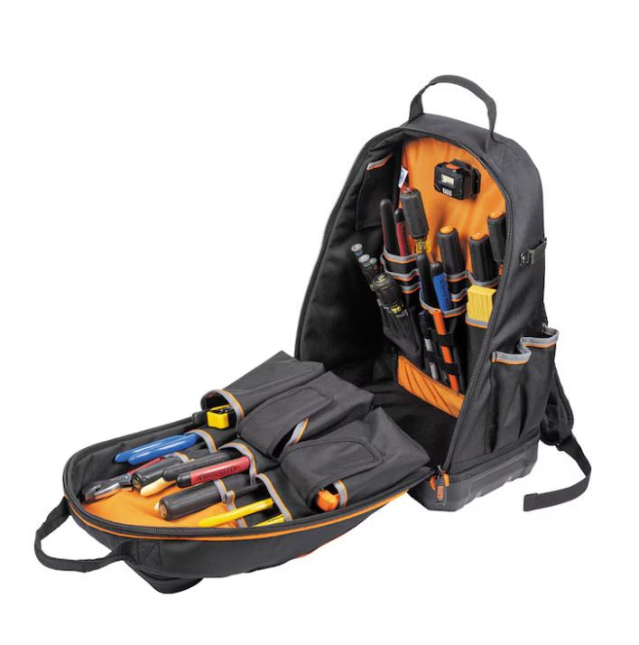 Klein Tools Tradesman Pro XL Tool Bag Backpack, 40 Pockets