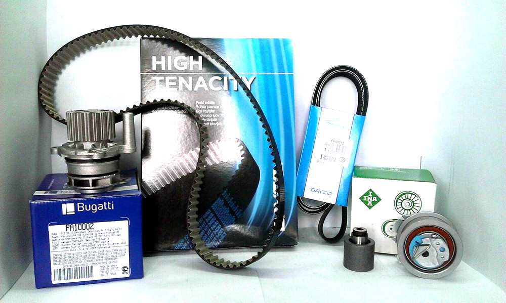 INA DISTRIBUTION KIT + WATER PUMP + BELT SERVICES FOR SKODA-SUPERB (3U4)-1.9 TDI