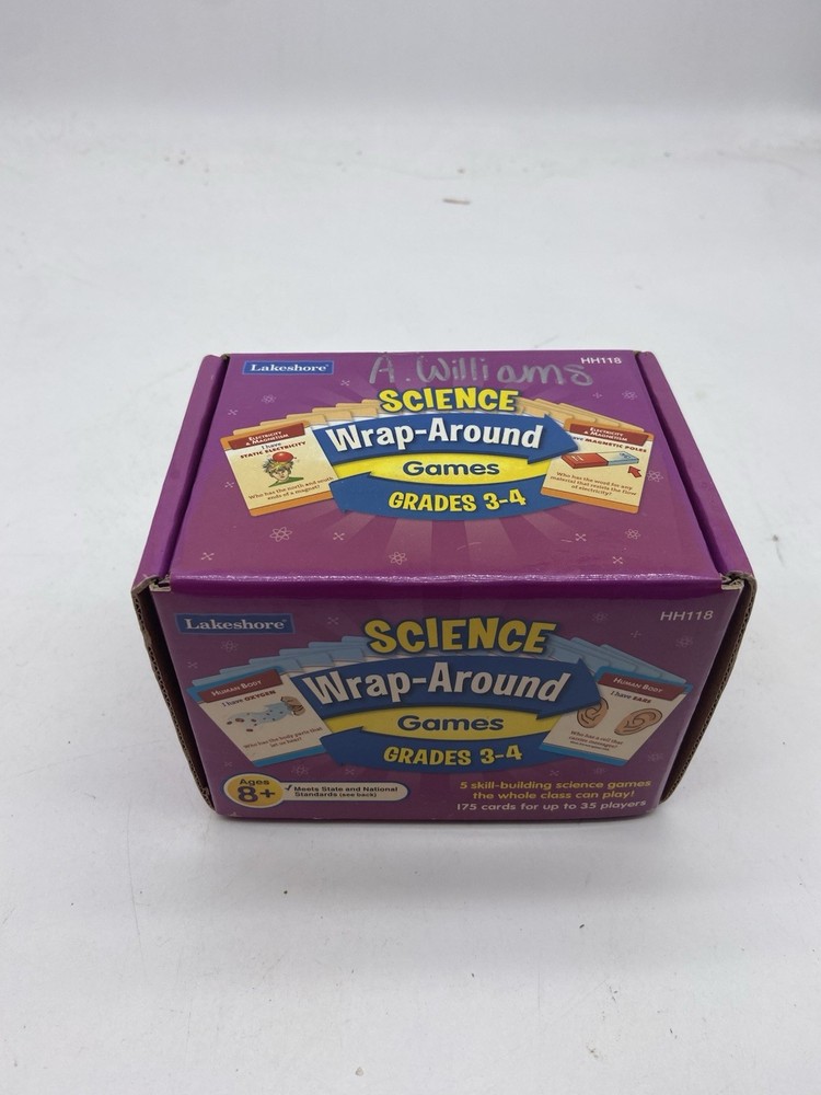 lakeshore wrap around science games grades 3-4 complete