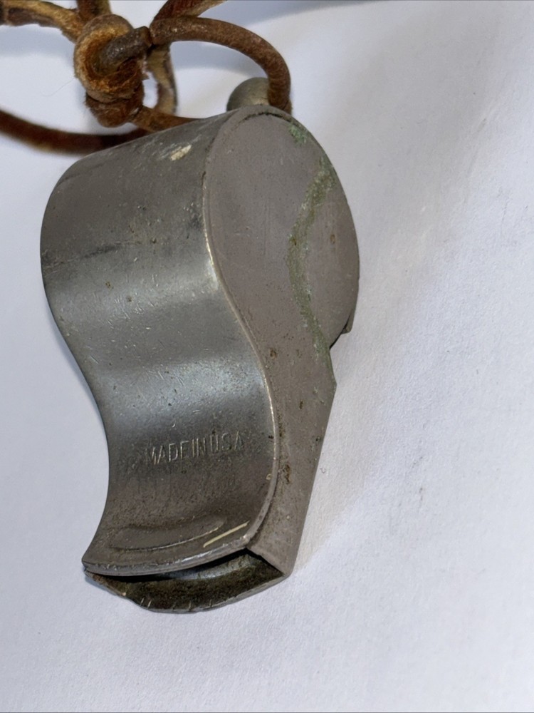 Vintage WW2 U.S. "Military" Marked Metal Whistle, Still Works!