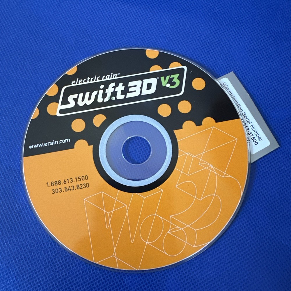 Electric Rain Swift 3D V3 Software Graphics Tool Windows