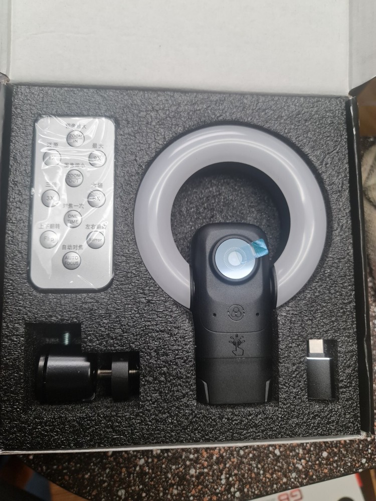 Jeebox 4K Webcam w/ Light - Streaming Camera 1080P Auto-Focus - FY01