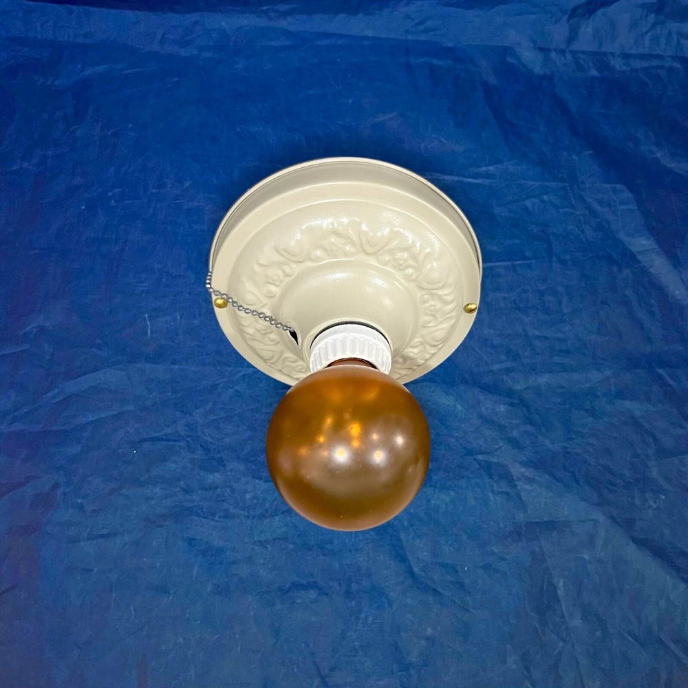 Flush Mount Fixture Rewired Great Nice! 27H