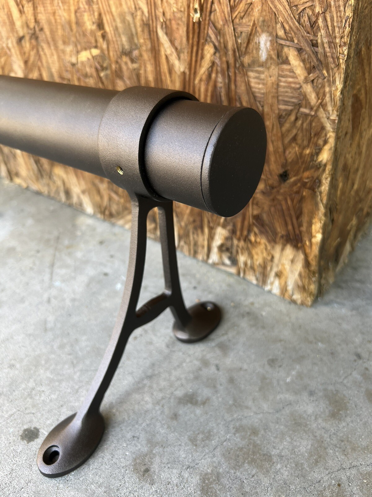 Complete Bar Rail Kit -Foot Rest- 2ft Thru 8ft- Oil Rubbed Bronze