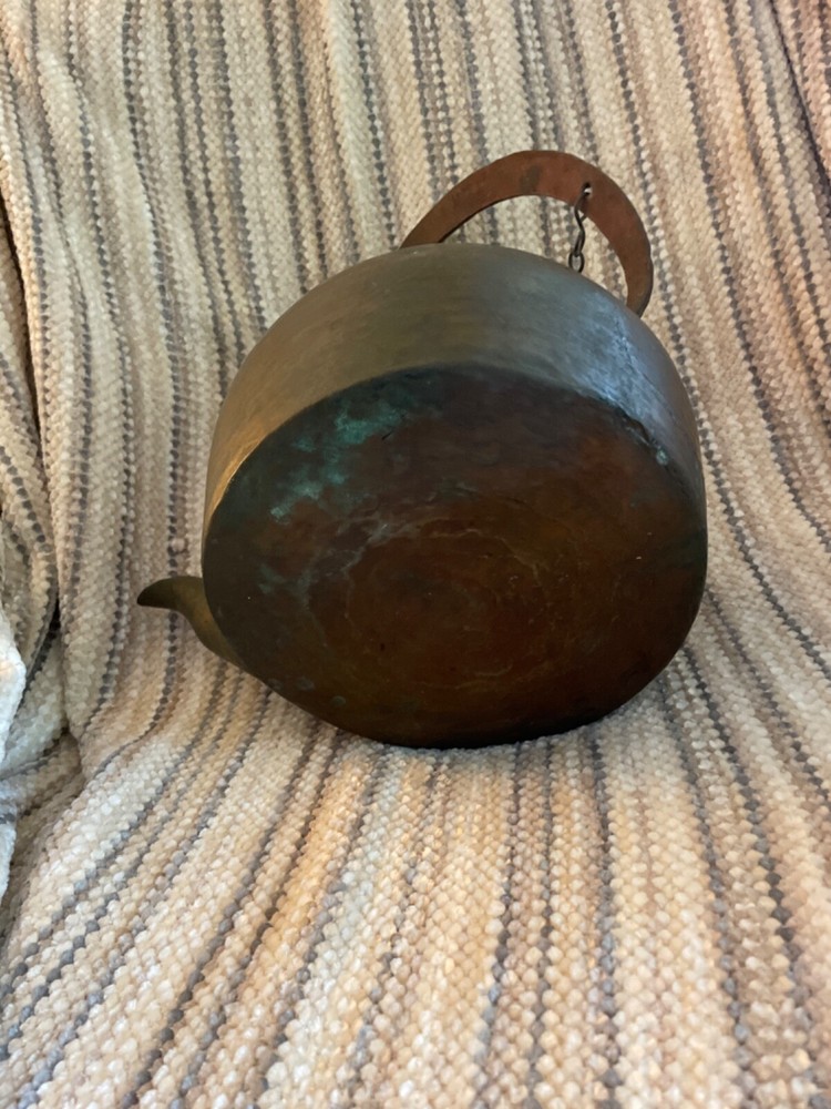 Antique Oriental copper vessel Tea Coffee pot