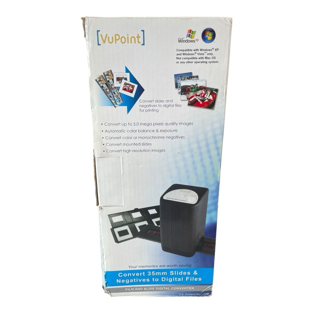 Vupoint Solutions Film Scanner Converts