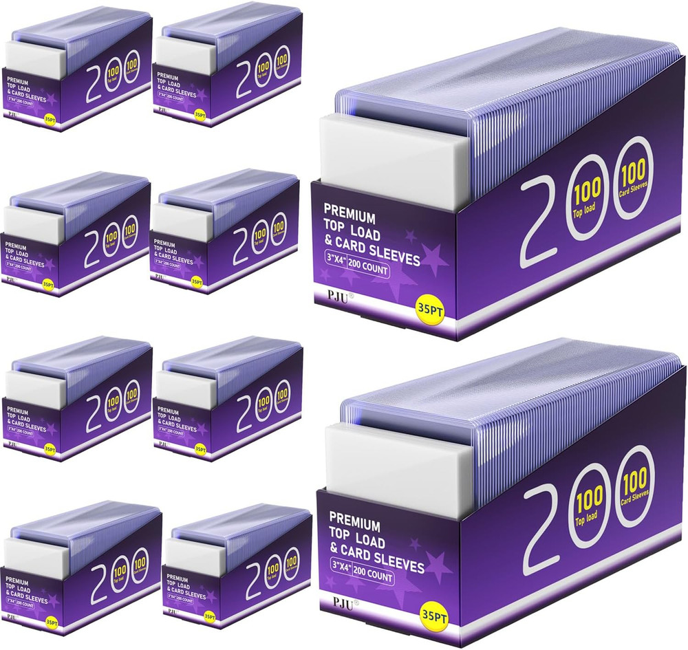 2000 Premium Card Sleeves & Toploaders for Baseball & Trading Cards