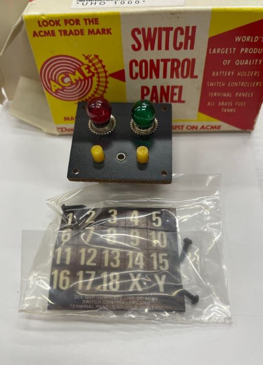 Acme 894 Vintage O Switch Control Panel