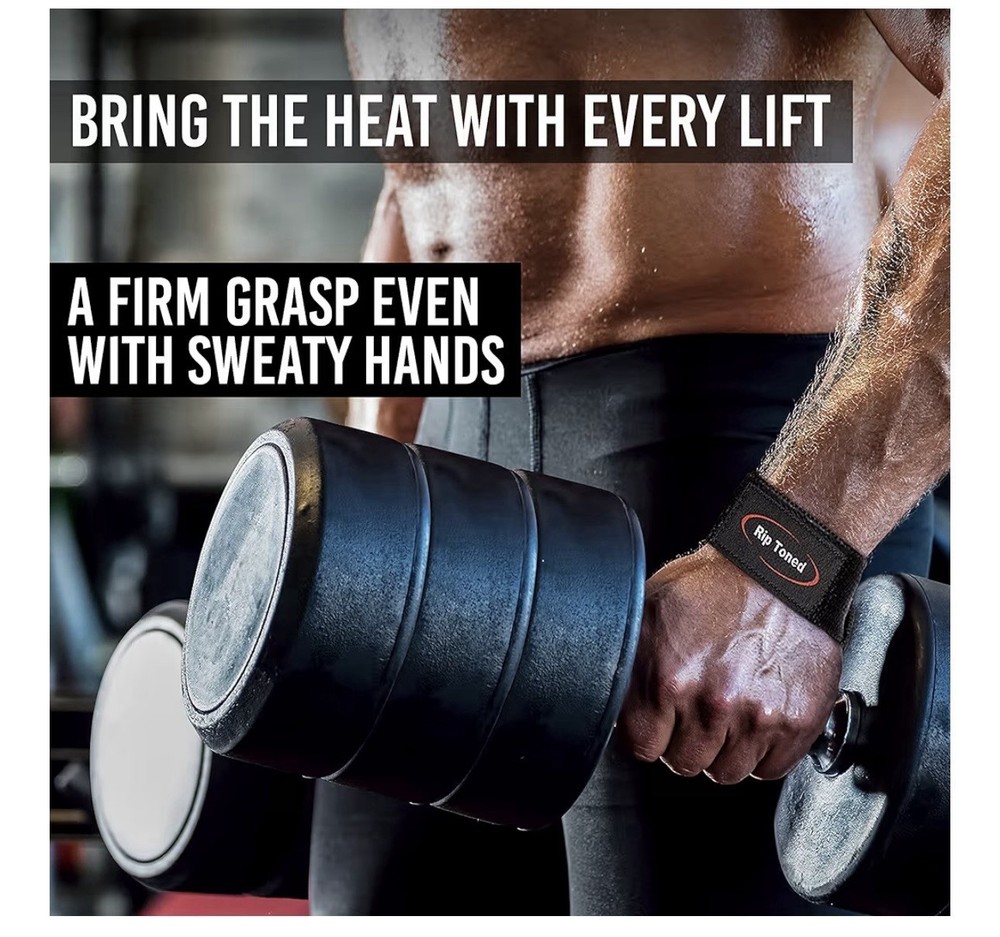 Rip Toned Wrist Wraps & Lifting Straps Combo