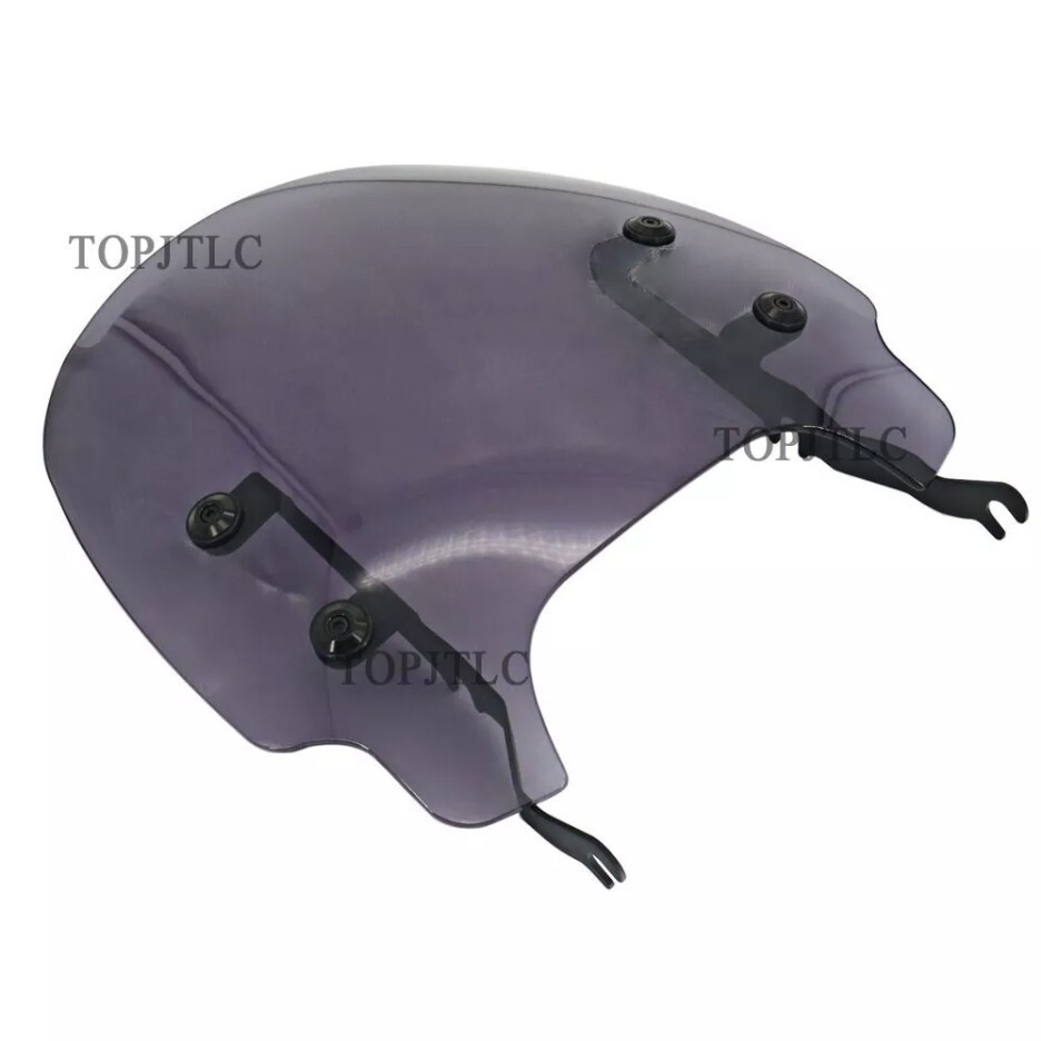 Smoked Windshields Screen Quick Release Compact Set For Harley Sportster S 1250
