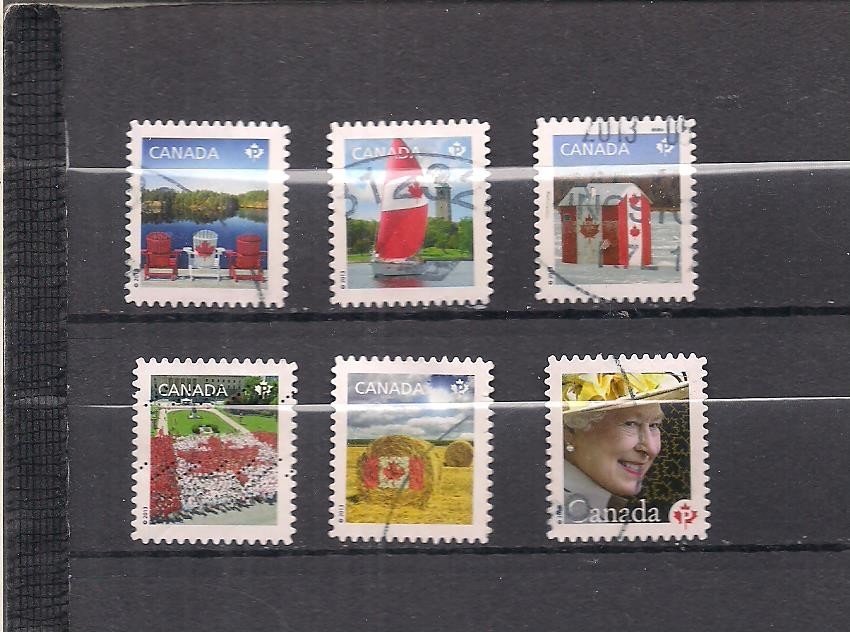 Canada #2912-2917 used set