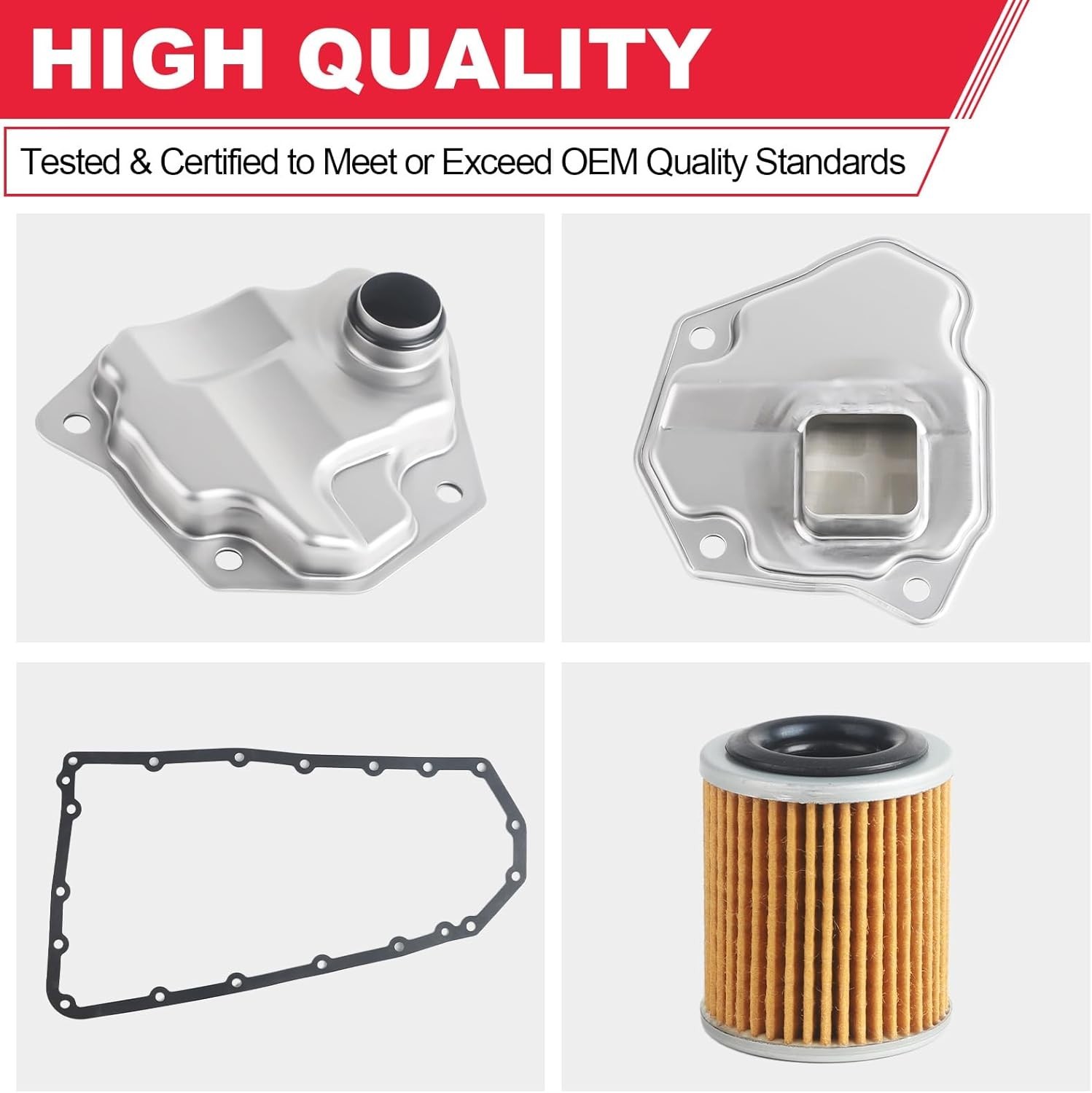 CVT AUTO Transmission Filter Kit For 07-18 Nissan Altima Juke NV200 Rogue JF011E