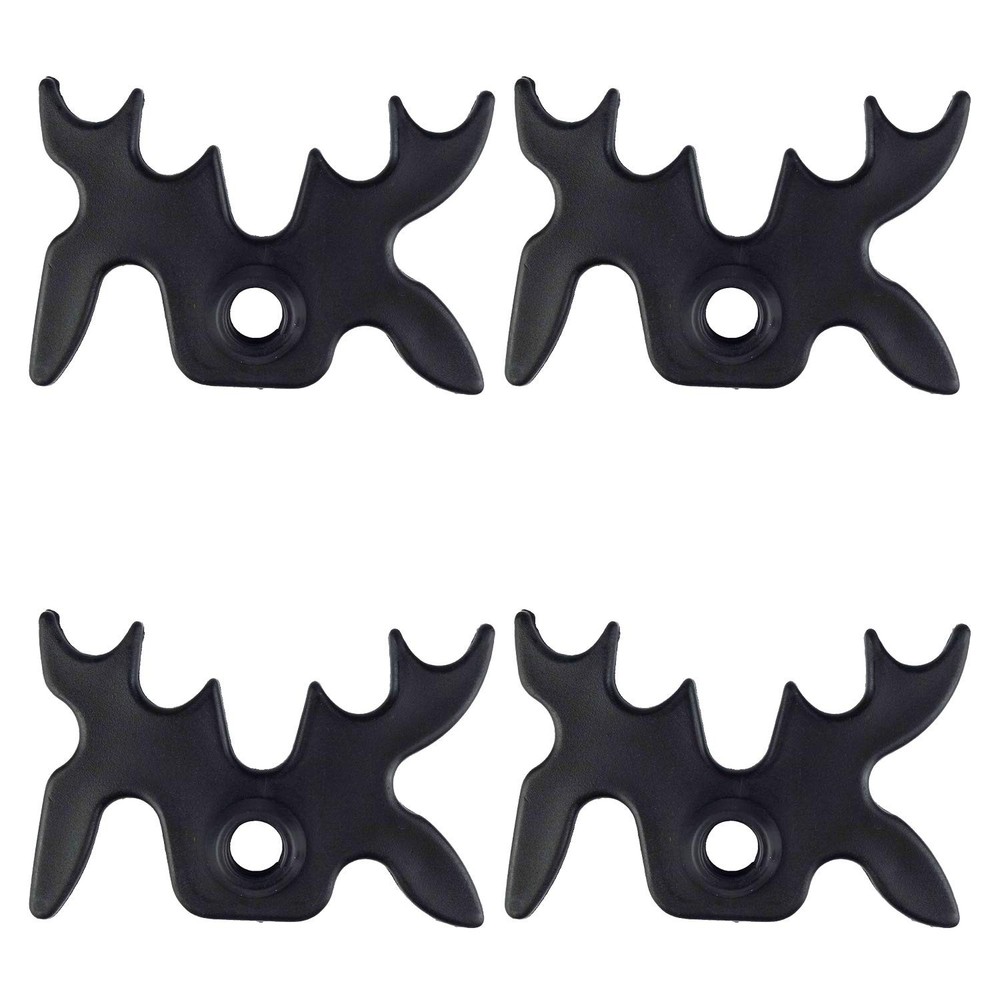 4 Pack Plastic Moosehead Pool Cue Bridge Head
