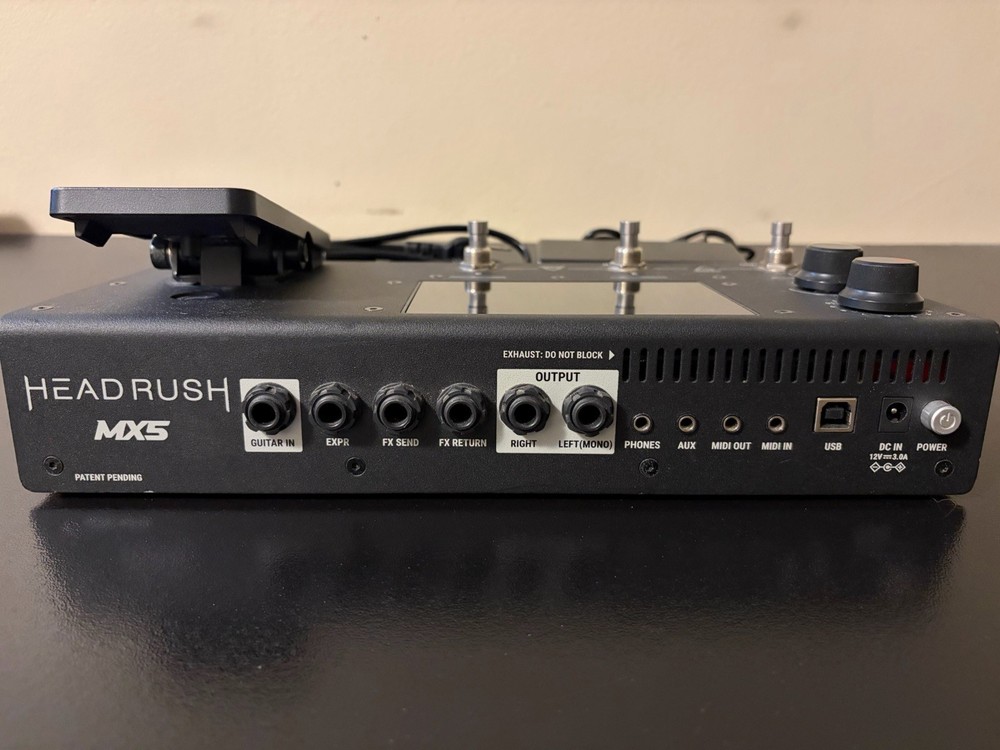 HeadRush MX5 Amp Modeling Guitar Effects Processor Tested With Power Cord