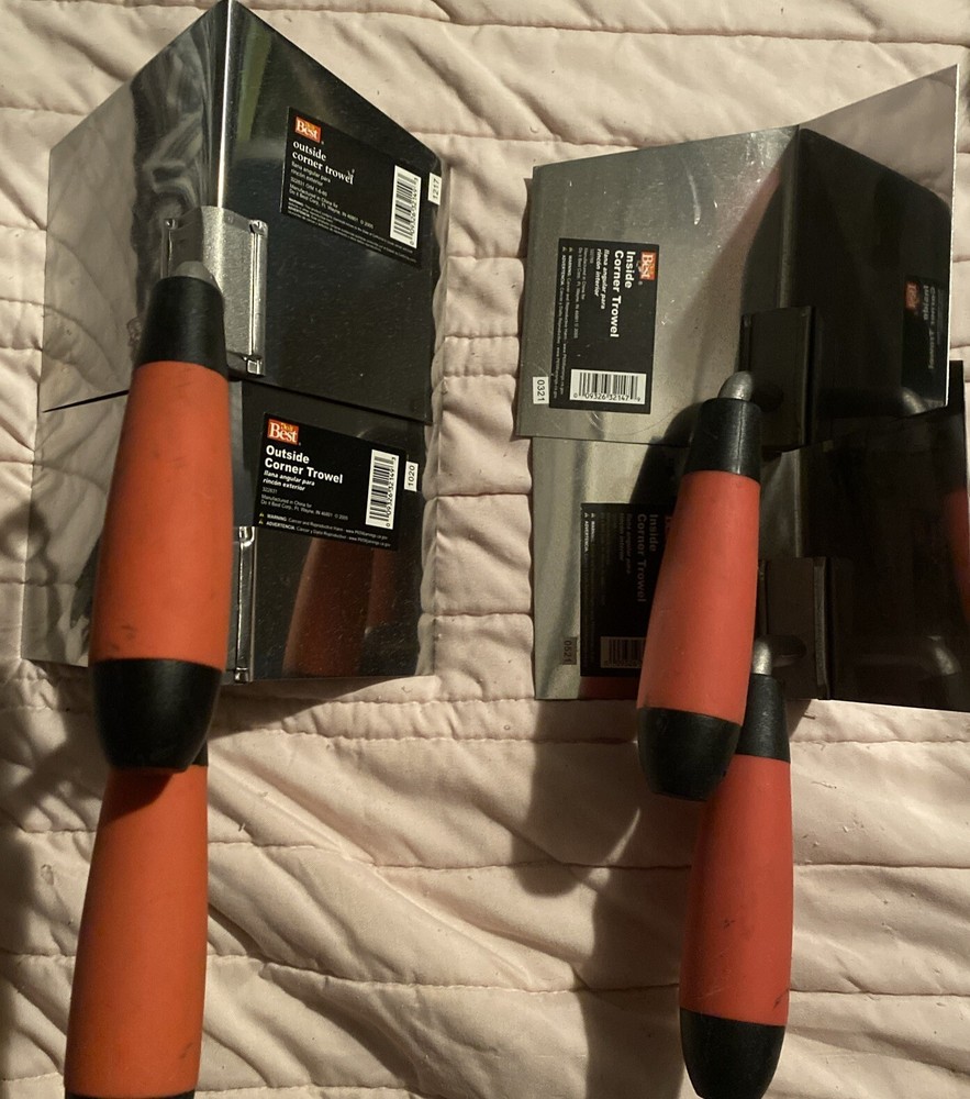 2 Each-DO IT BEST Outside Corner Trowel/inside Corner Trowel