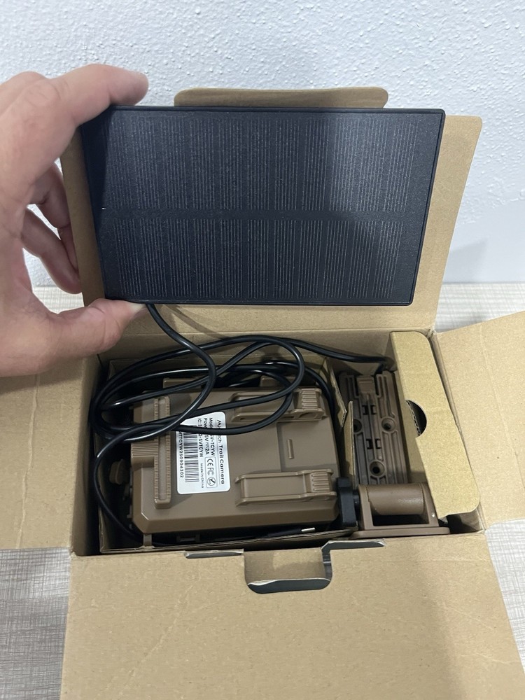 Misstech Solar Powered Trail Camera 4K 64MP 0.1s Trigger Night Vision