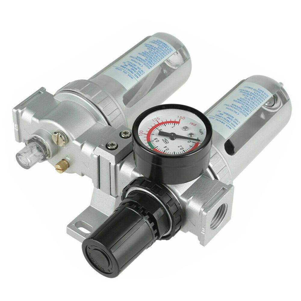 Air Control Tool Unit Filter Regulator Lubricator Water Trap For Compressor New